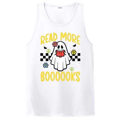 Halloween Read More Books Retro Costume Teacher Girl PosiCharge Competitor Tank