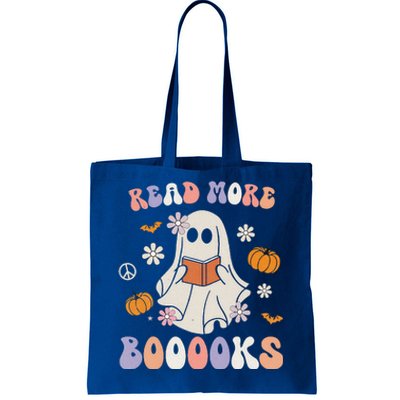 Halloween Read More Books Cute Boo Read A Book Teacher's Day Tote Bag