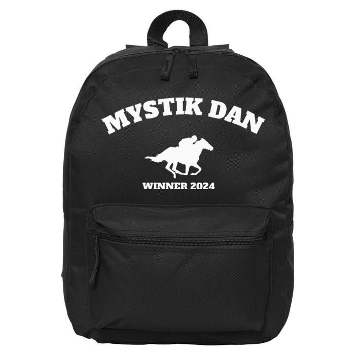 Horse Racing Mystik Dan Winner 2024 16 in Basic Backpack