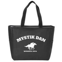 Horse Racing Mystik Dan Winner 2024 Zip Tote Bag