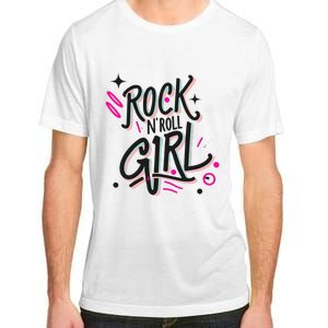 Halloween Rock N Roll Girl Retro Costume Graffiti Adult ChromaSoft Performance T-Shirt