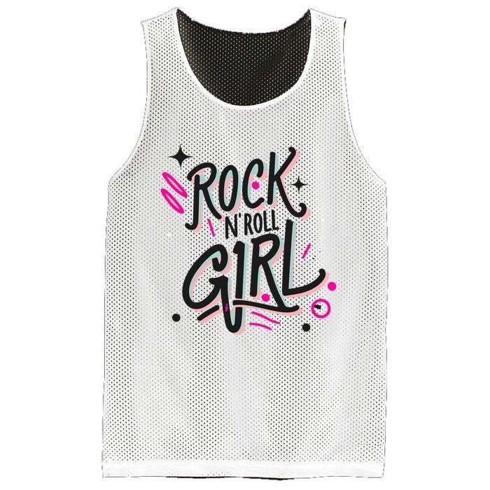 Halloween Rock N Roll Girl Retro Costume Graffiti Mesh Reversible Basketball Jersey Tank