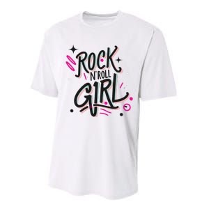 Halloween Rock N Roll Girl Retro Costume Graffiti Performance Sprint T-Shirt