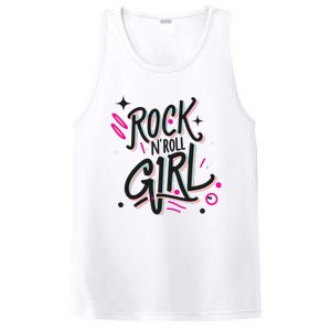 Halloween Rock N Roll Girl Retro Costume Graffiti PosiCharge Competitor Tank