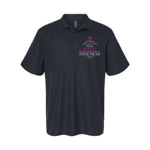 Her Royal Nineness 9th Birthday Nine Year Old Girl Softstyle Adult Sport Polo