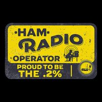 Ham Radio Operator For Signalers And Technicians Button