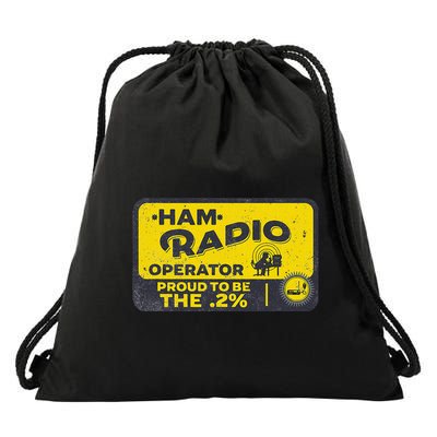 Ham Radio Operator For Signalers And Technicians Drawstring Bag