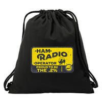 Ham Radio Operator For Signalers And Technicians Drawstring Bag