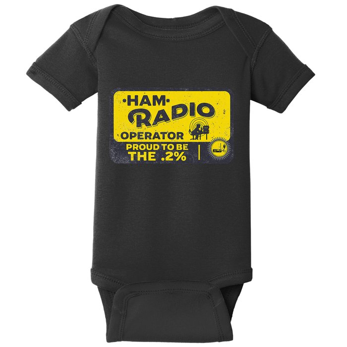 Ham Radio Operator For Signalers And Technicians Baby Bodysuit