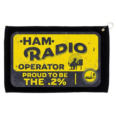 Ham Radio Operator For Signalers And Technicians Grommeted Golf Towel