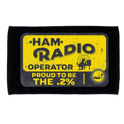 Ham Radio Operator For Signalers And Technicians Microfiber Hand Towel