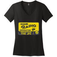 Ham Radio Operator For Signalers And Technicians Women's V-Neck T-Shirt