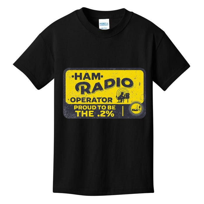 Ham Radio Operator For Signalers And Technicians Kids T-Shirt
