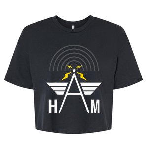 Ham Radio Operator Amateur Radio Enthusiast Bella+Canvas Jersey Crop Tee