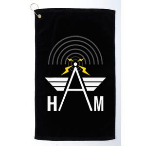 Ham Radio Operator Amateur Radio Enthusiast Platinum Collection Golf Towel