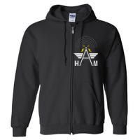 Ham Radio Operator Amateur Radio Enthusiast Full Zip Hoodie