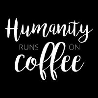 Humanity Runs On Coffee USA-Made Doggie Bandana