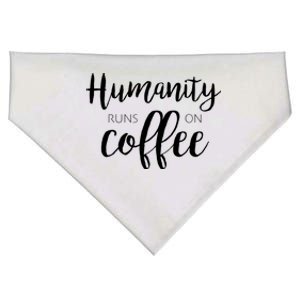 Humanity Runs On Coffee USA-Made Doggie Bandana