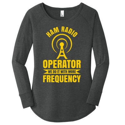 Ham Radio Operator For Ham Radio Amateur And Women's Perfect Tri Tunic Long Sleeve Shirt