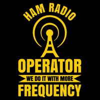 Ham Radio Operator For Ham Radio Amateur And Flat Bill Trucker Hat