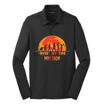 Halloween Rise Of The Mri Tech Job Coworker Silk Touch Performance Long Sleeve Polo