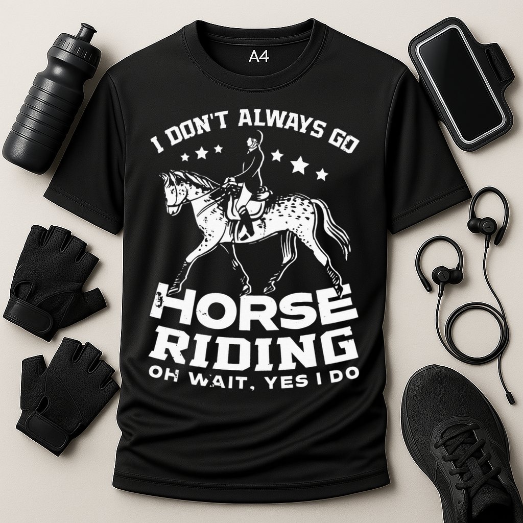 Horse Riding Owner Outfit Equestrian Horse Lover Cooling Performance Crew T-Shirt