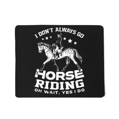 Horse Riding Owner Outfit Equestrian Horse Lover Mousepad