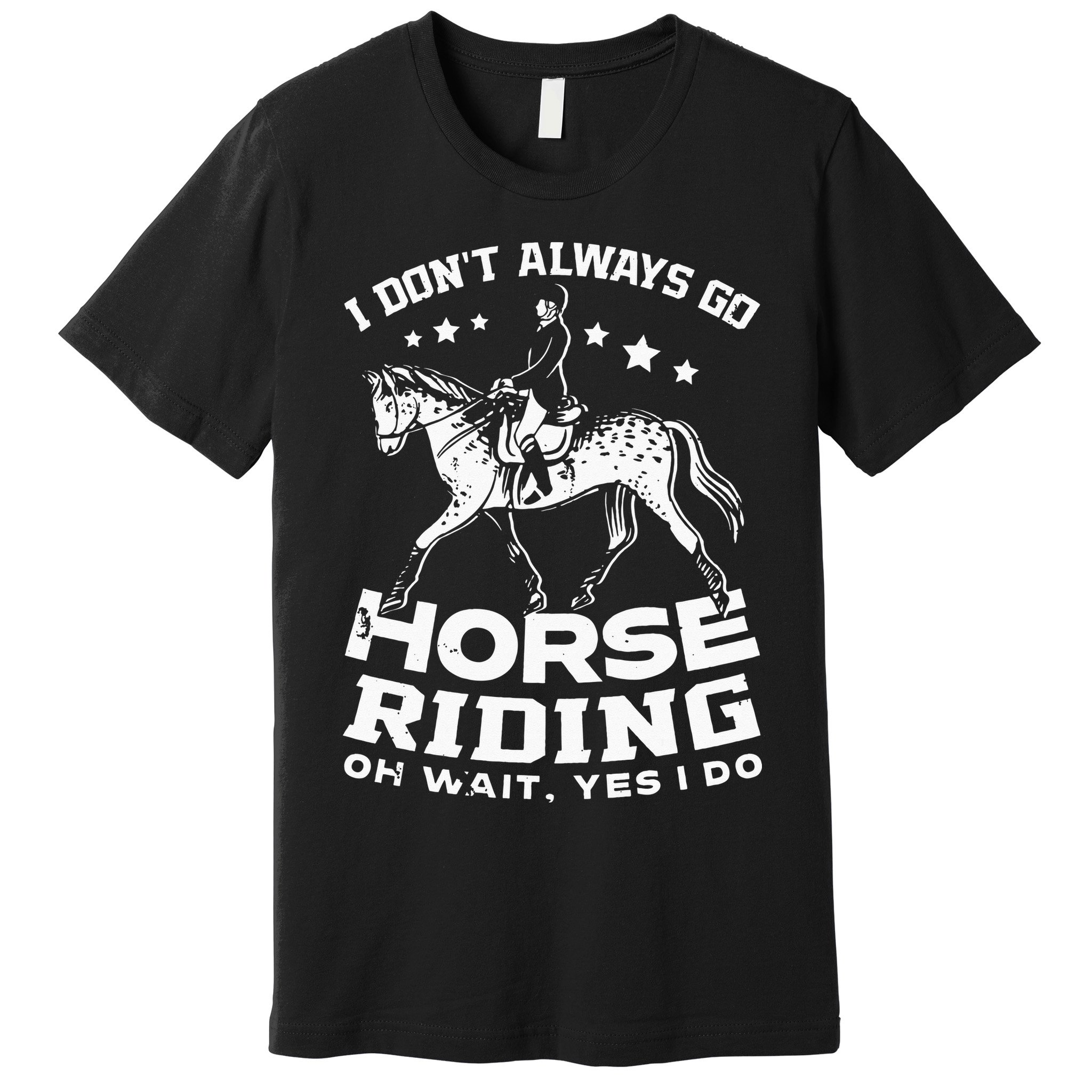 Horse Riding Owner Outfit Equestrian Horse Lover Premium T-Shirt