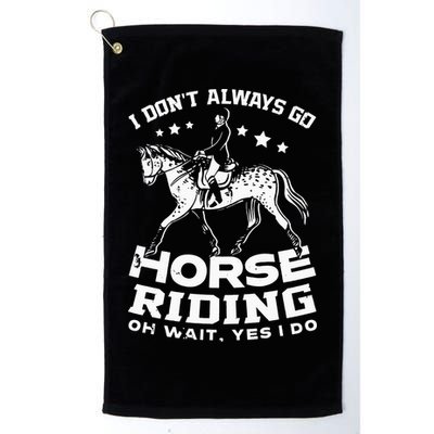 Horse Riding Owner Outfit Equestrian Horse Lover Golf Towel