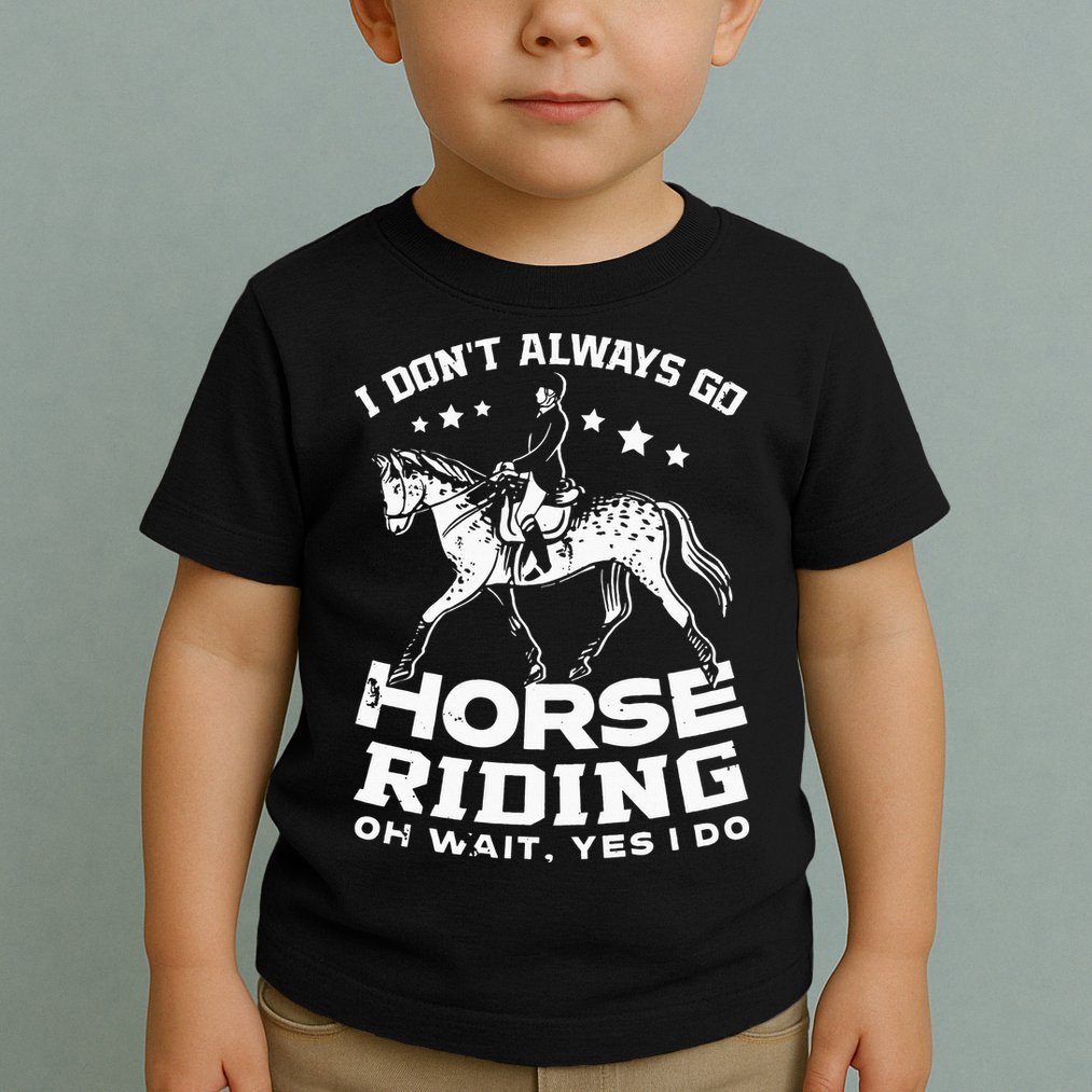 Horse Riding Owner Outfit Equestrian Horse Lover Toddler T-Shirt