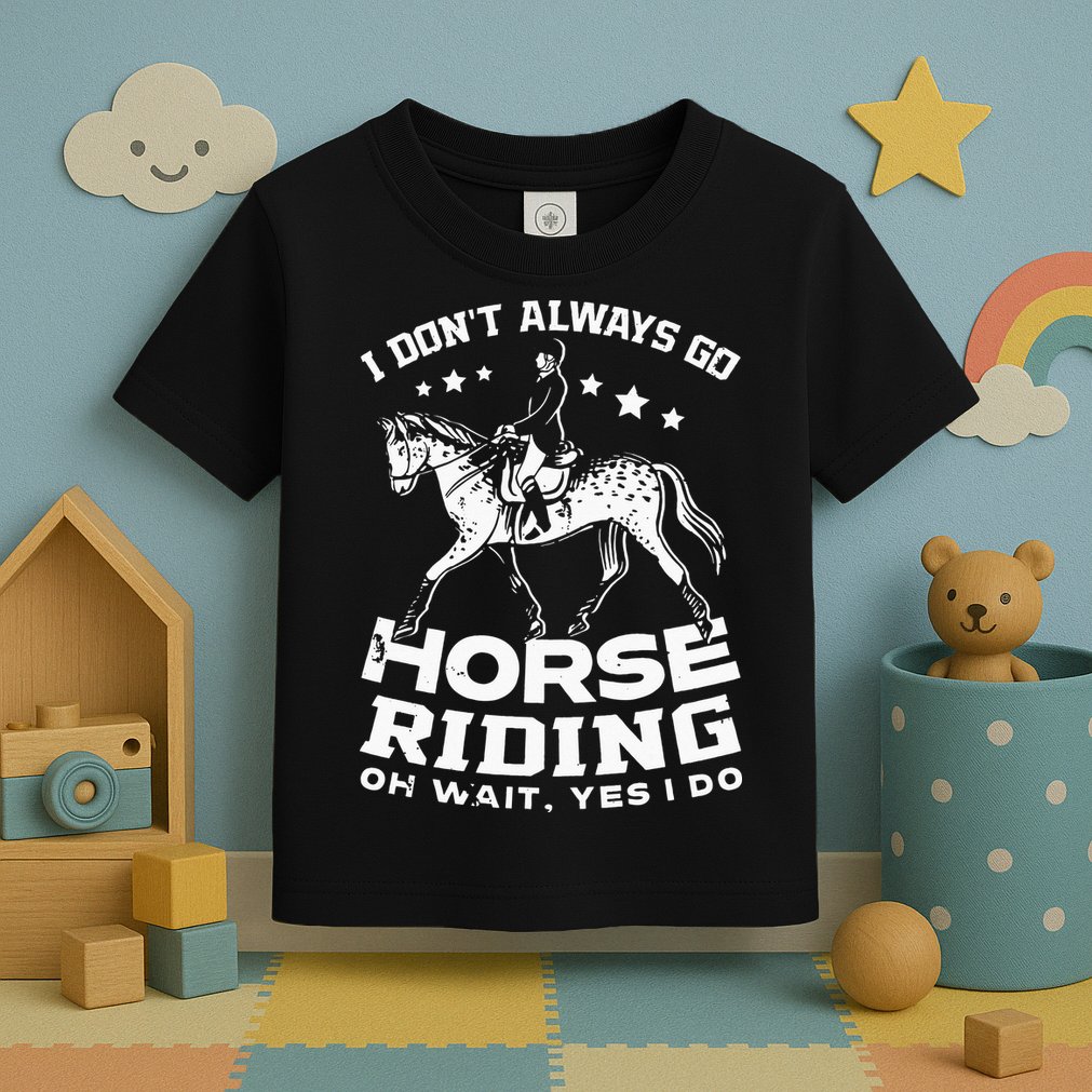 Horse Riding Owner Outfit Equestrian Horse Lover Toddler T-Shirt
