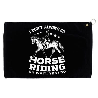 Horse Riding Owner Outfit Equestrian Horse Lover Grommeted Golf Towel