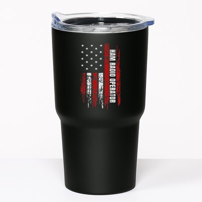 Ham Radio Operator American Usa Flag Amateur Radio Tumbler