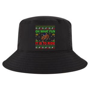 Horse Rider Oh What Fun It Is To Ride Horse Ugly Christmas Cute Gift Cool Comfort Performance Bucket Hat