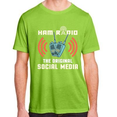 Ham Radio Operator CB Radio Funny Adult ChromaSoft Performance T-Shirt