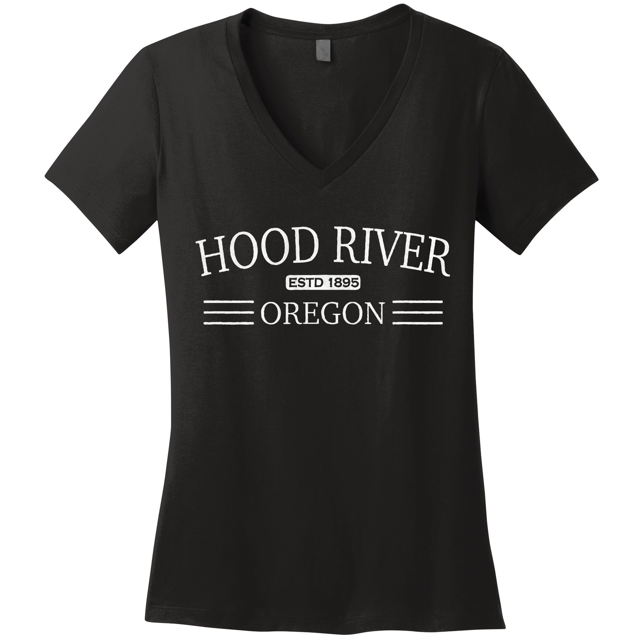 Hood River Oregon Women's V-Neck T-Shirt