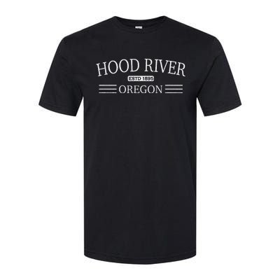 Hood River Oregon Softstyle CVC T-Shirt