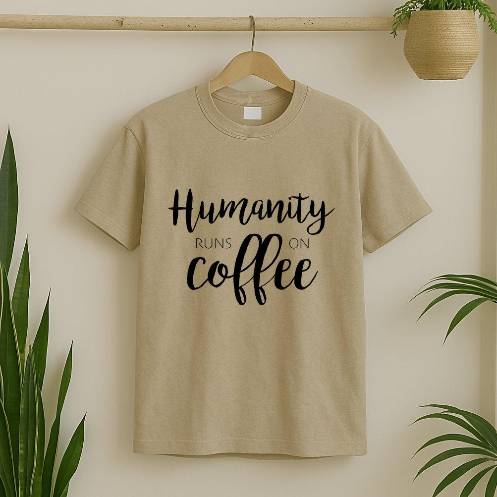 Humanity Runs On Coffee T-Shirt
