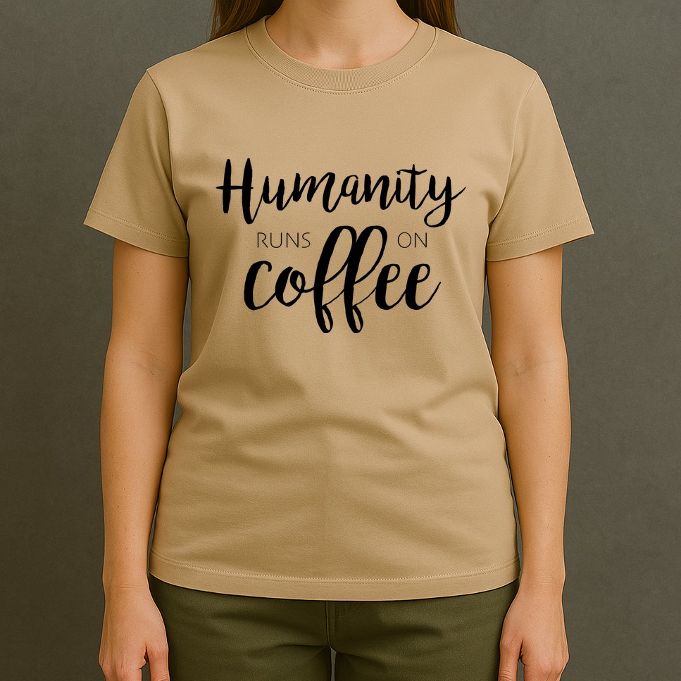 Humanity Runs On Coffee T-Shirt