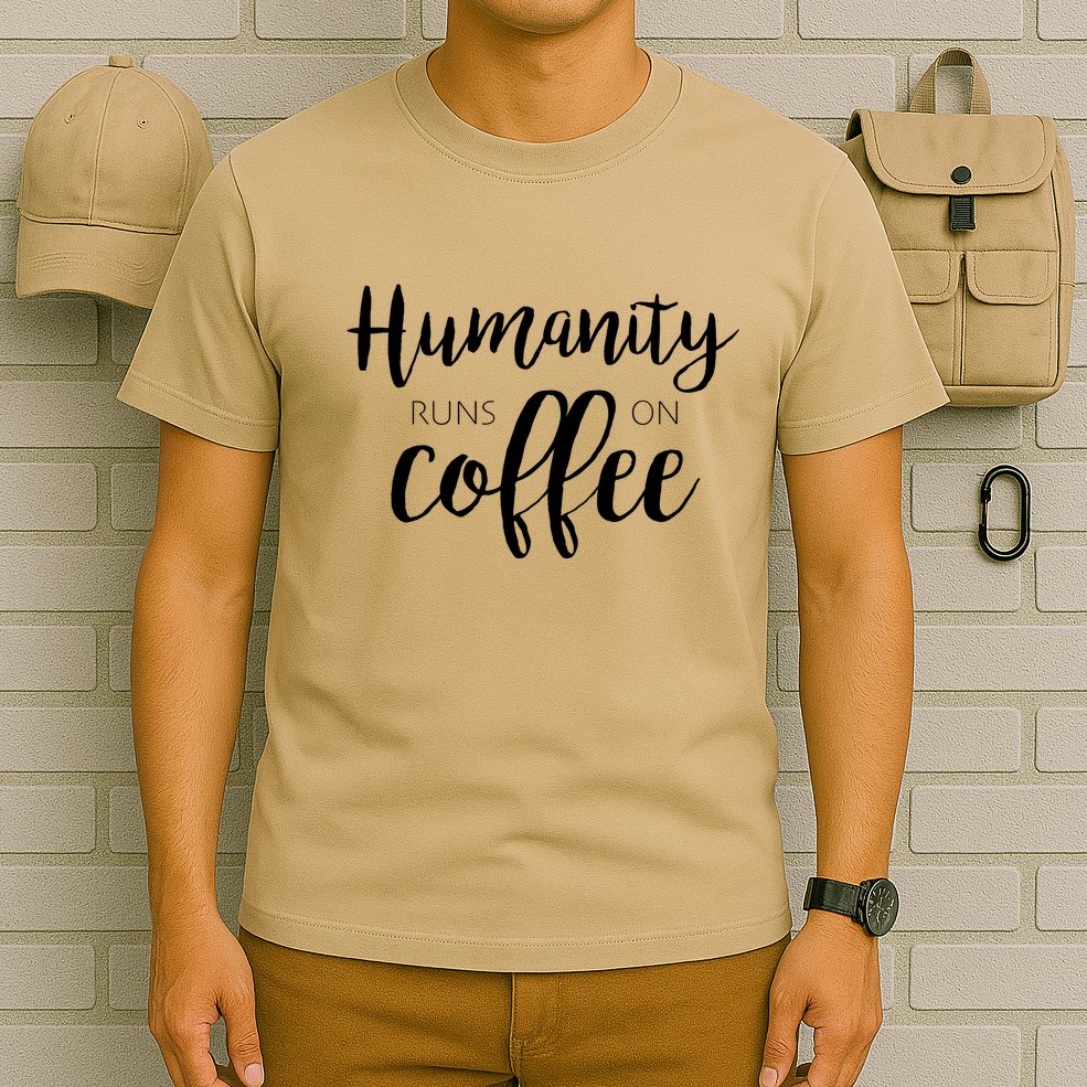 Humanity Runs On Coffee T-Shirt