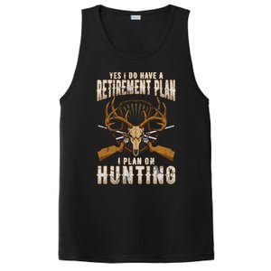 Hunting Retiret Plan Funny Quotes Humor Sayings Dad Funny Gift PosiCharge Competitor Tank