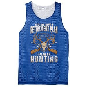 Hunting Retiret Plan Funny Quotes Humor Sayings Dad Funny Gift Mesh Reversible Basketball Jersey Tank