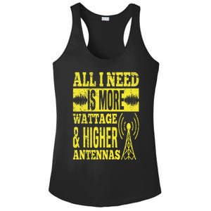 HAM Radio Professional Design for a Ham radio hobbyist Ladies PosiCharge Competitor Racerback Tank