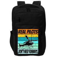 Helicopter Real Pilots Dont Need Runways Impact Tech Backpack