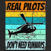 Helicopter Real Pilots Dont Need Runways 15oz Campfire Ceramic Mug