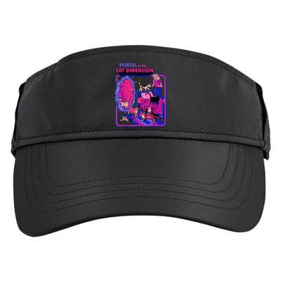 Halloween Retro Portal To The Cat Dimension Funny Adult Drive Performance Visor