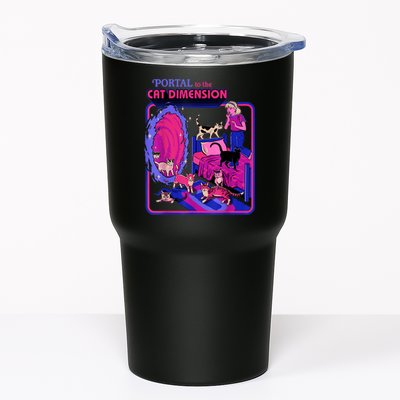 Halloween Retro Portal To The Cat Dimension Funny Tumbler