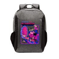 Halloween Retro Portal To The Cat Dimension Funny Vector Backpack