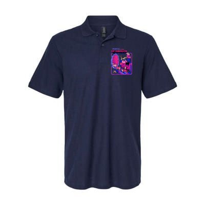 Halloween Retro Portal To The Cat Dimension Funny Polo