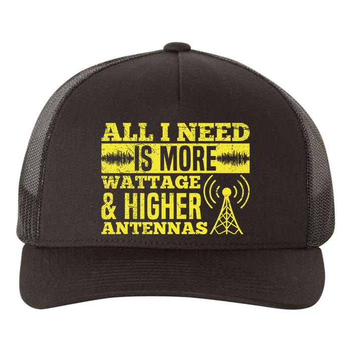 HAM Radio Professional Design for a Ham radio  Yupoong Adult 5-Panel Trucker Hat